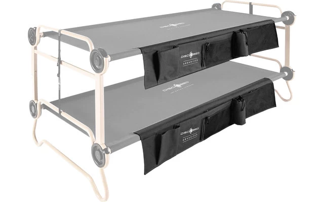 Disc-O-Bed Organizer Schwarz Seitentasche Für SINGEL L Und Sol-O-Cot Feldbett 3 Disc-O-Bed Organizer Schwarz Seitentasche Für SINGEL L Und Sol-O-Cot Feldbett