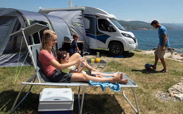 Berger Sonnenliege XL Grau 3 Berger Sonnenliege XL Grau