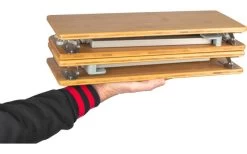 Bo-Camp Urban Outdoor Southwark Bambus-Alu Rolltisch 60 X 40 Cm -Campingmöbel Geschäft 391853 2892004