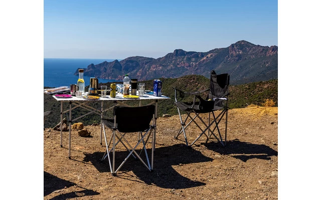 Basic Nature Travelchair Holiday Faltstuhl Schwarz 3 Basic Nature Travelchair Holiday Faltstuhl Schwarz