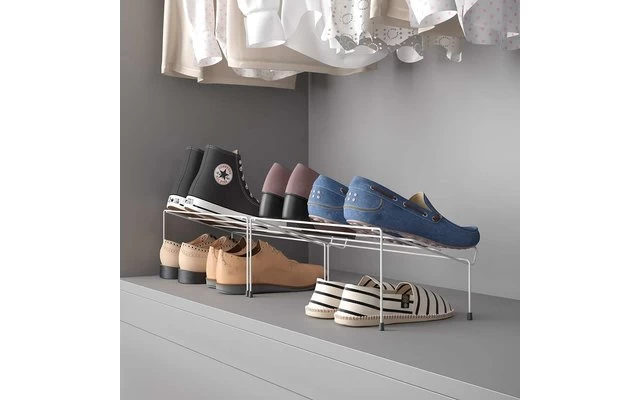 Metaltex Cipok-2 Schrankeinsatz Für Schuhe 2er Set Weiß 3 Metaltex Cipok-2 Schrankeinsatz Für Schuhe 2er Set Weiß