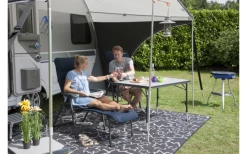 Crespo RP-215 Air Deluxe Fußhocker Blau -Campingmöbel Geschäft 687963 4681077
