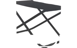 Crespo Beistelltisch AP/290 Schwarz -Campingmöbel Geschäft 729608 4875653